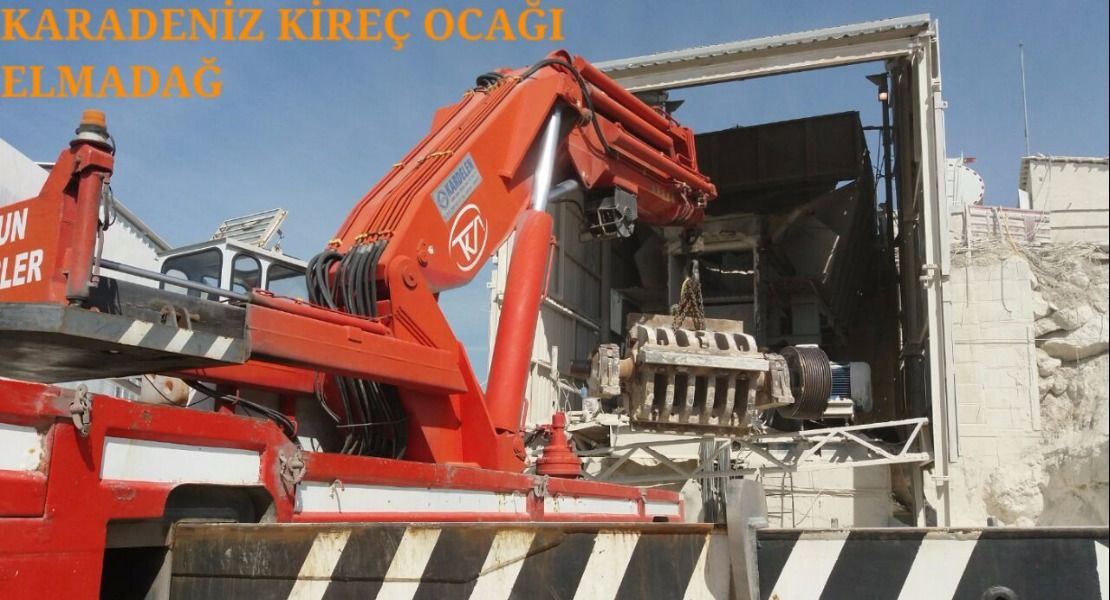 Karadeniz kireç san tic ltd şti firmasında kireç kırma makinasını dağıtma