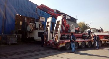 100 Tonluk hiyap vinçle 38 ton ağırlığına makina yükleme.html